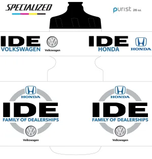 2021 "Ide Racing" Purist Water Bottle - 26 Ounce