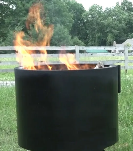 20" SMOKELESS FIRE PIT - Carbon Steel Portable Bonfire