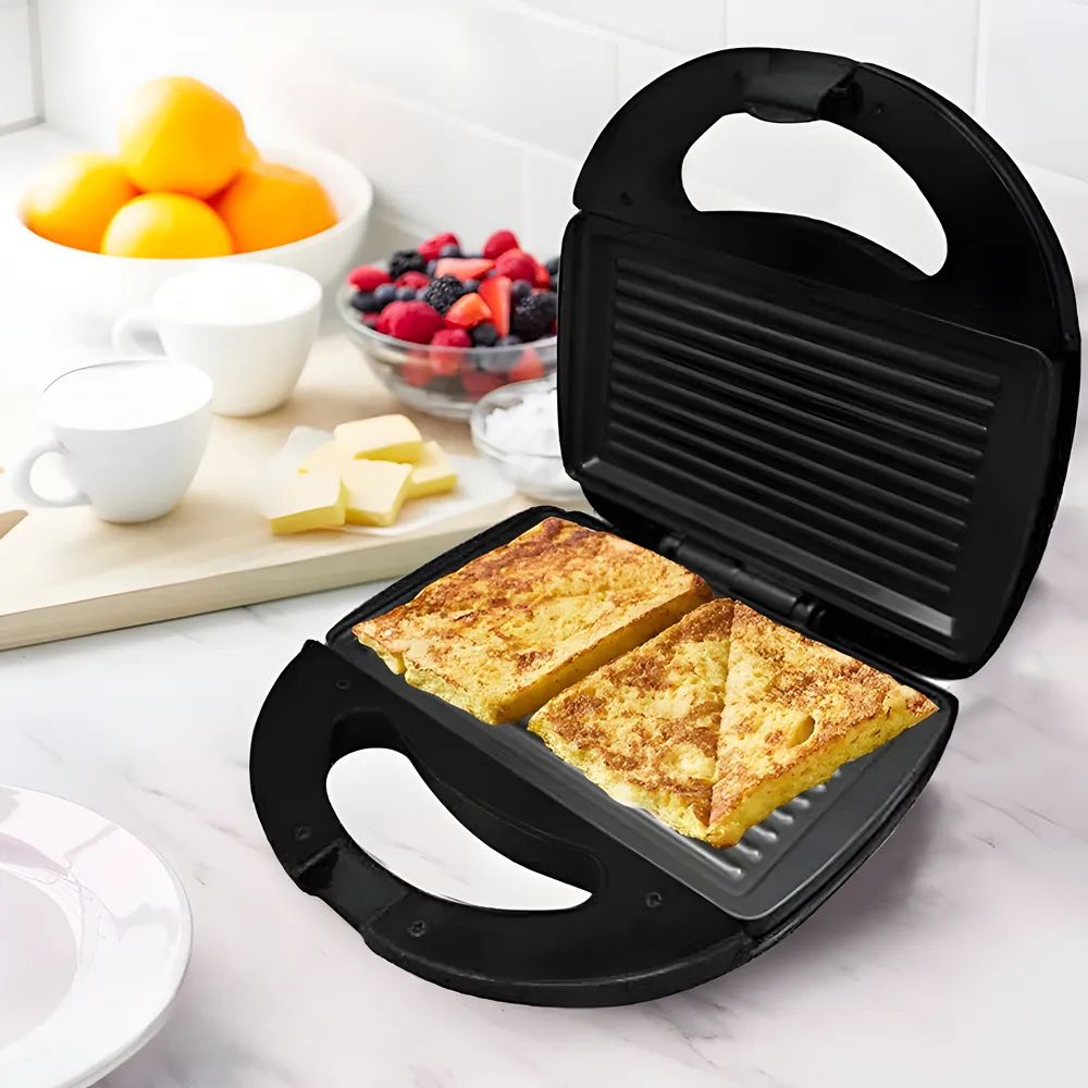 3-In-1 None-Stick Electric Grilled Toaster And Waffle Maker Machine P24-5-1