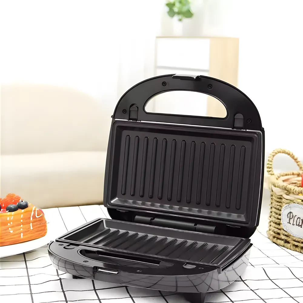 3-In-1 None-Stick Electric Grilled Toaster And Waffle Maker Machine P24-5-1