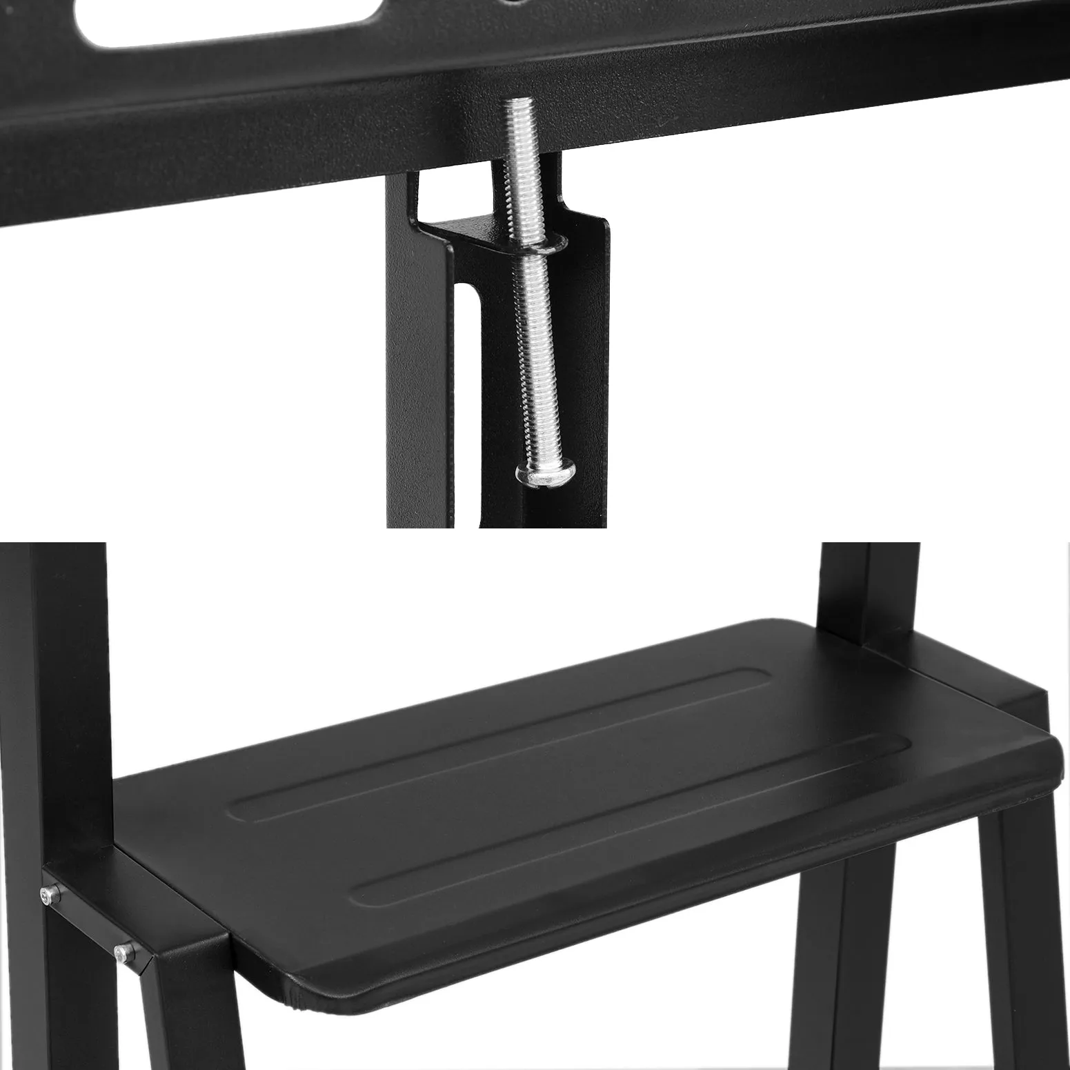Adjustable Mobile TV Stand 32"-75" with Storage, Artiss