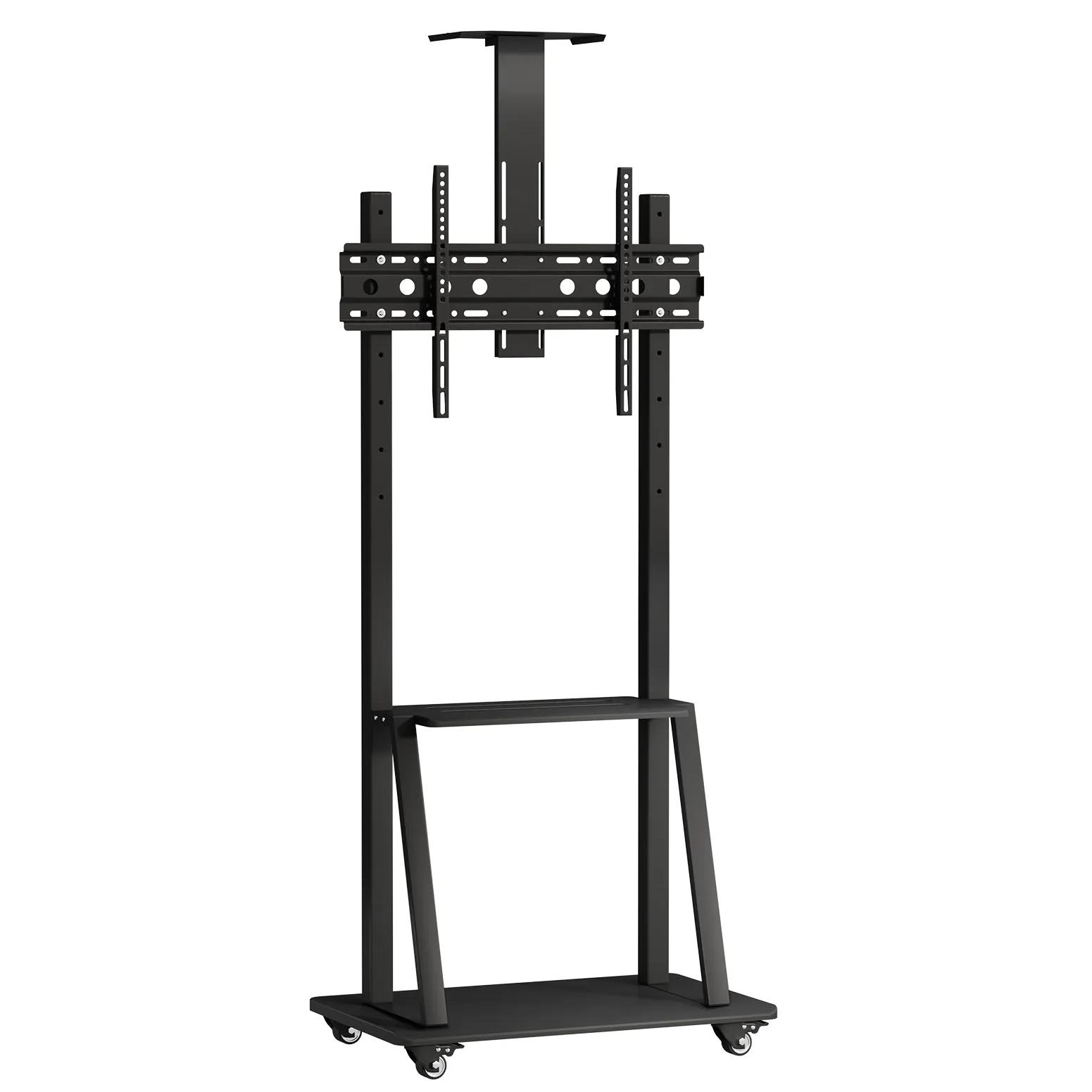 Adjustable Mobile TV Stand 32"-75" with Storage, Artiss
