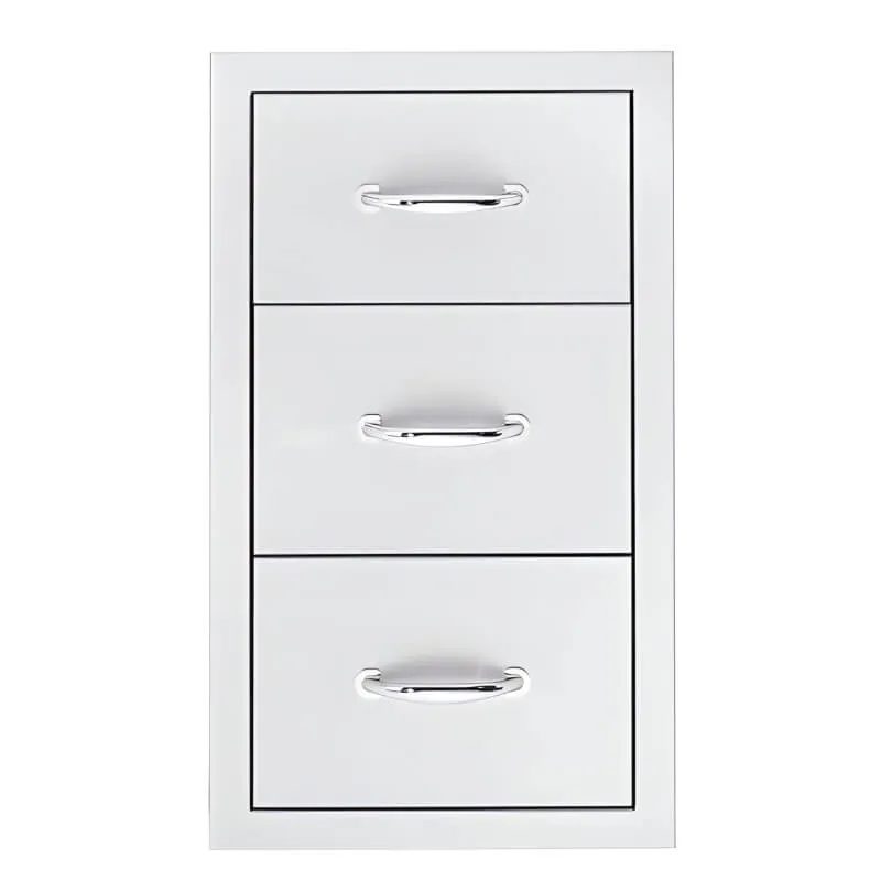 American Made Grills 17" Triple Drawer DR3-17