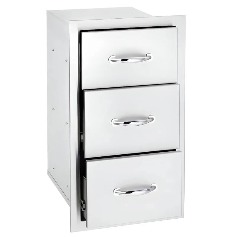 American Made Grills 17" Triple Drawer DR3-17