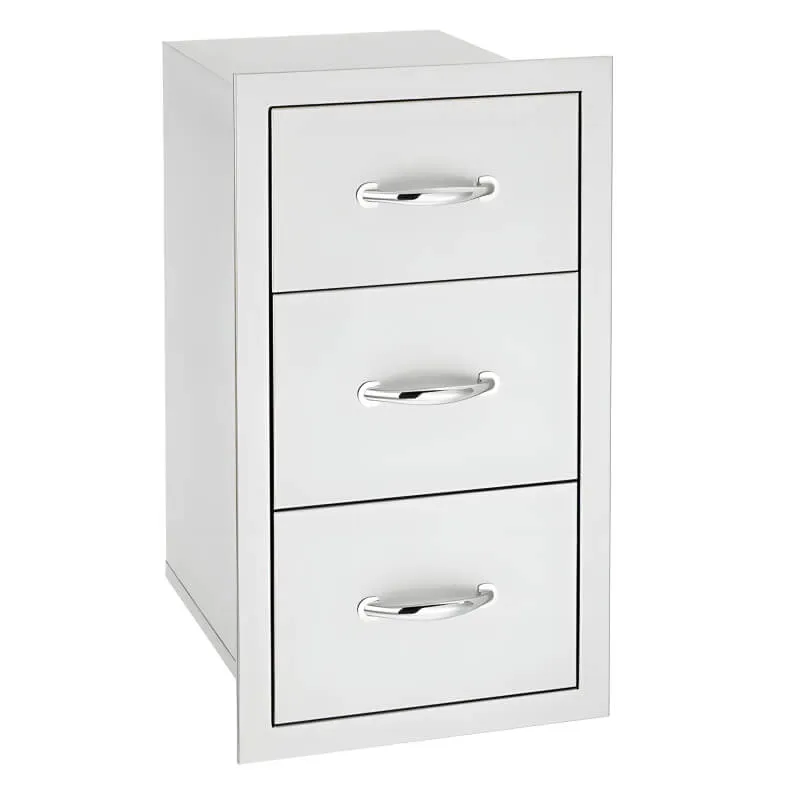 American Made Grills 17" Triple Drawer DR3-17