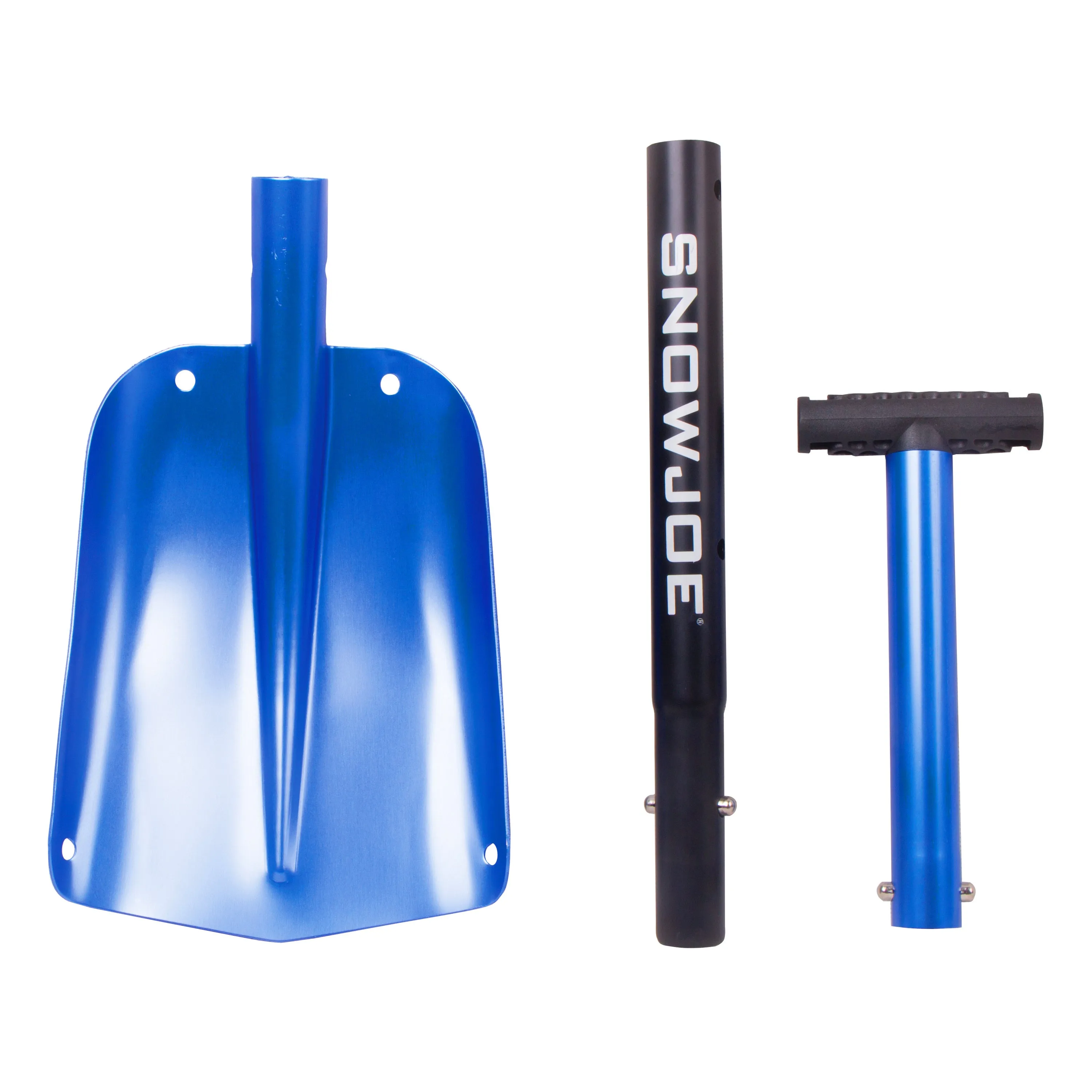 Auto Joe ATJ401M-SJB Compact Utility Shovel | 32-Inch | Aluminum | 3-Piece Smart Lock (Blue)