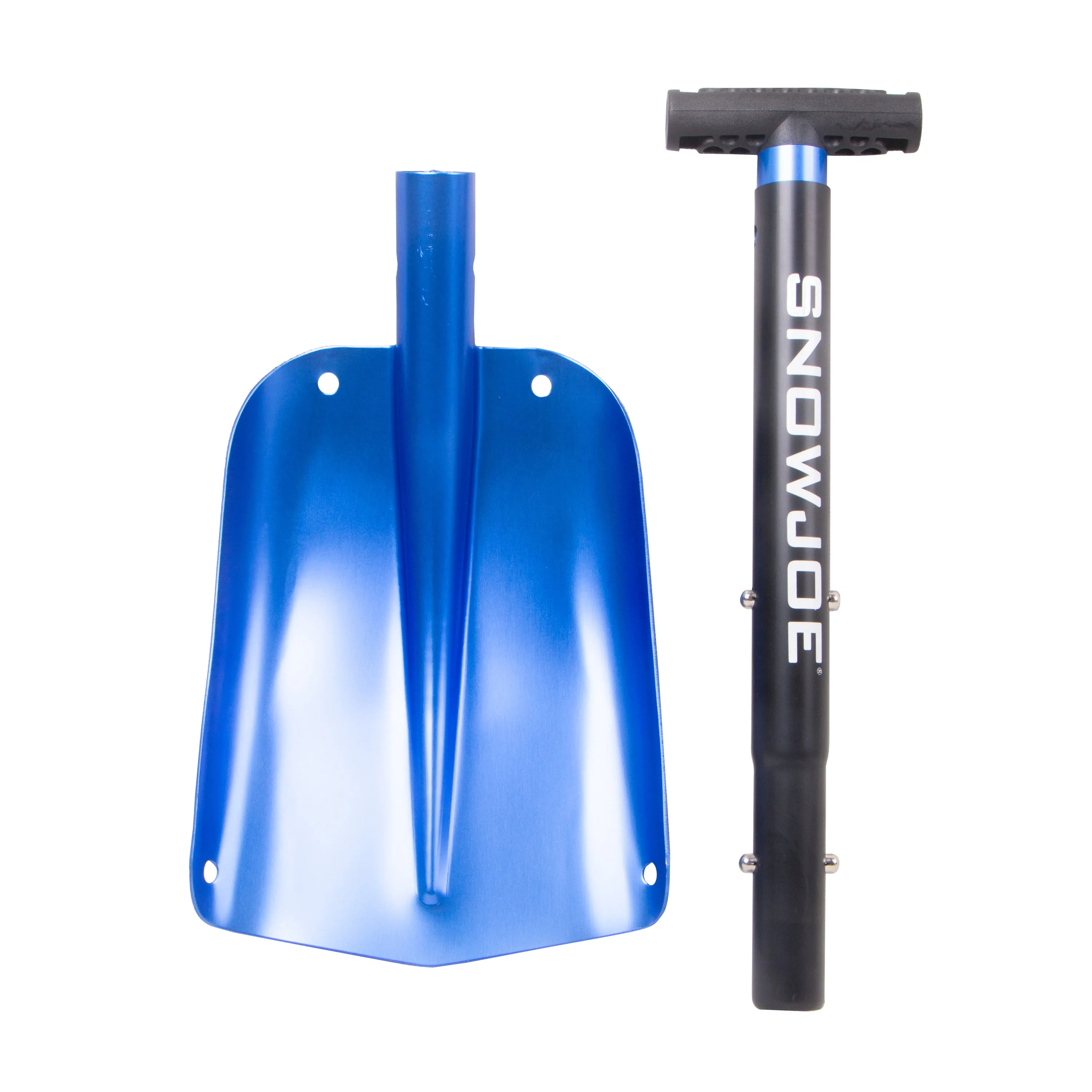 Auto Joe ATJ401M-SJB Compact Utility Shovel | 32-Inch | Aluminum | 3-Piece Smart Lock (Blue)
