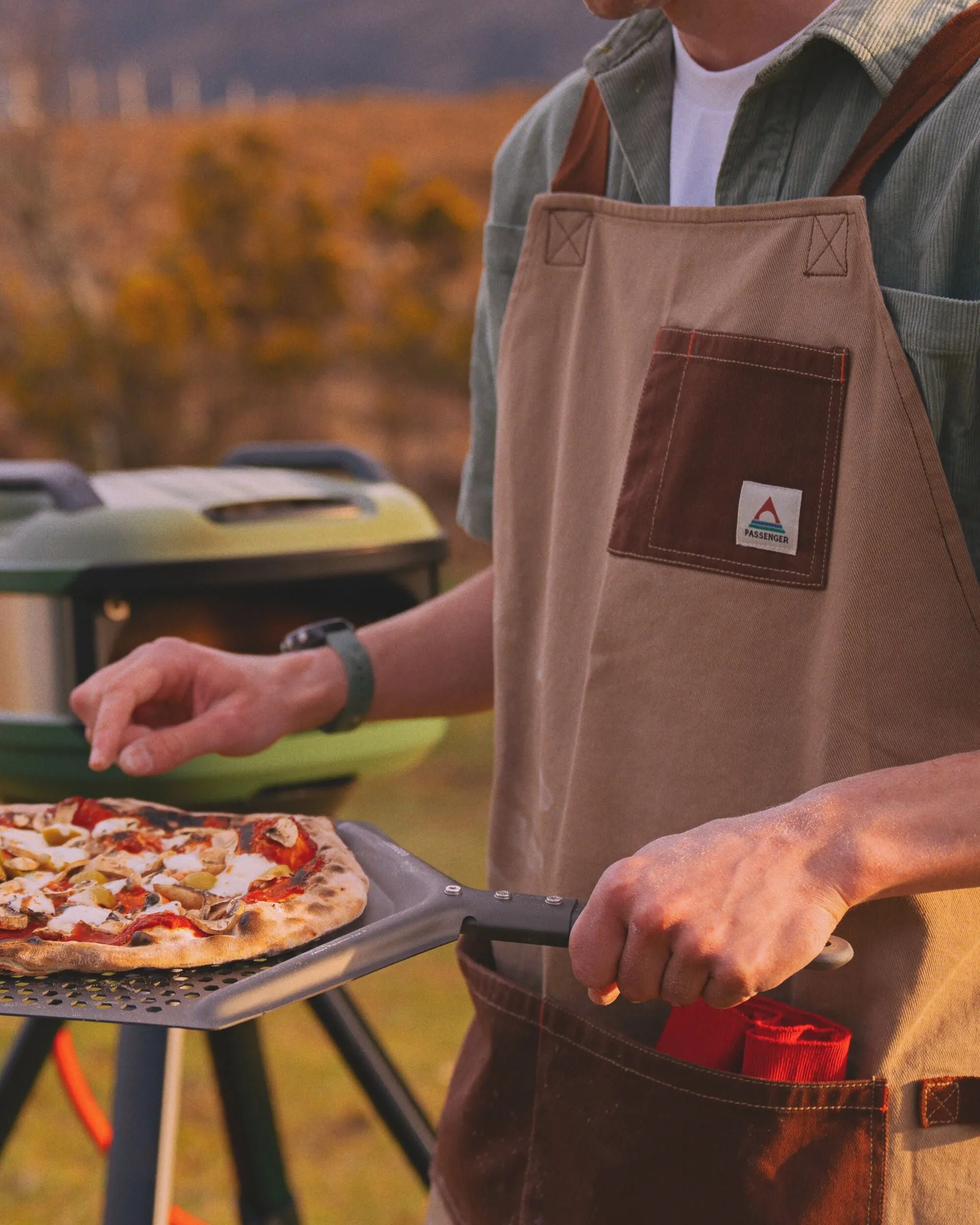 Campfire Recycled Cotton Apron - Elmwood