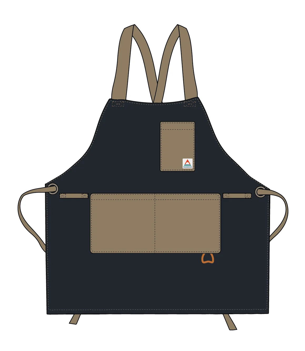 Campfire Recycled Cotton Apron