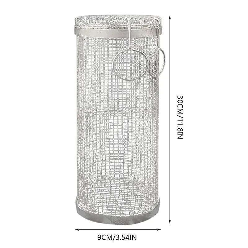 CampFire Stainless Steel Grilling Basket for Outdoor Barbecues
