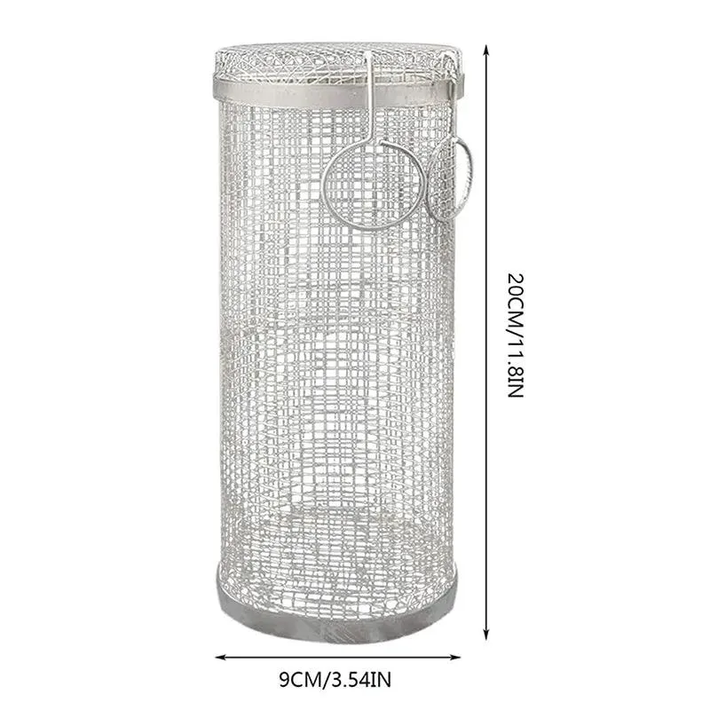 CampFire Stainless Steel Grilling Basket for Outdoor Barbecues