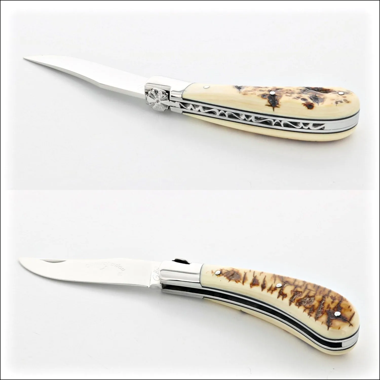 Capuchadou 10 cm Classic Pocket Knife Mammoth Ivory
