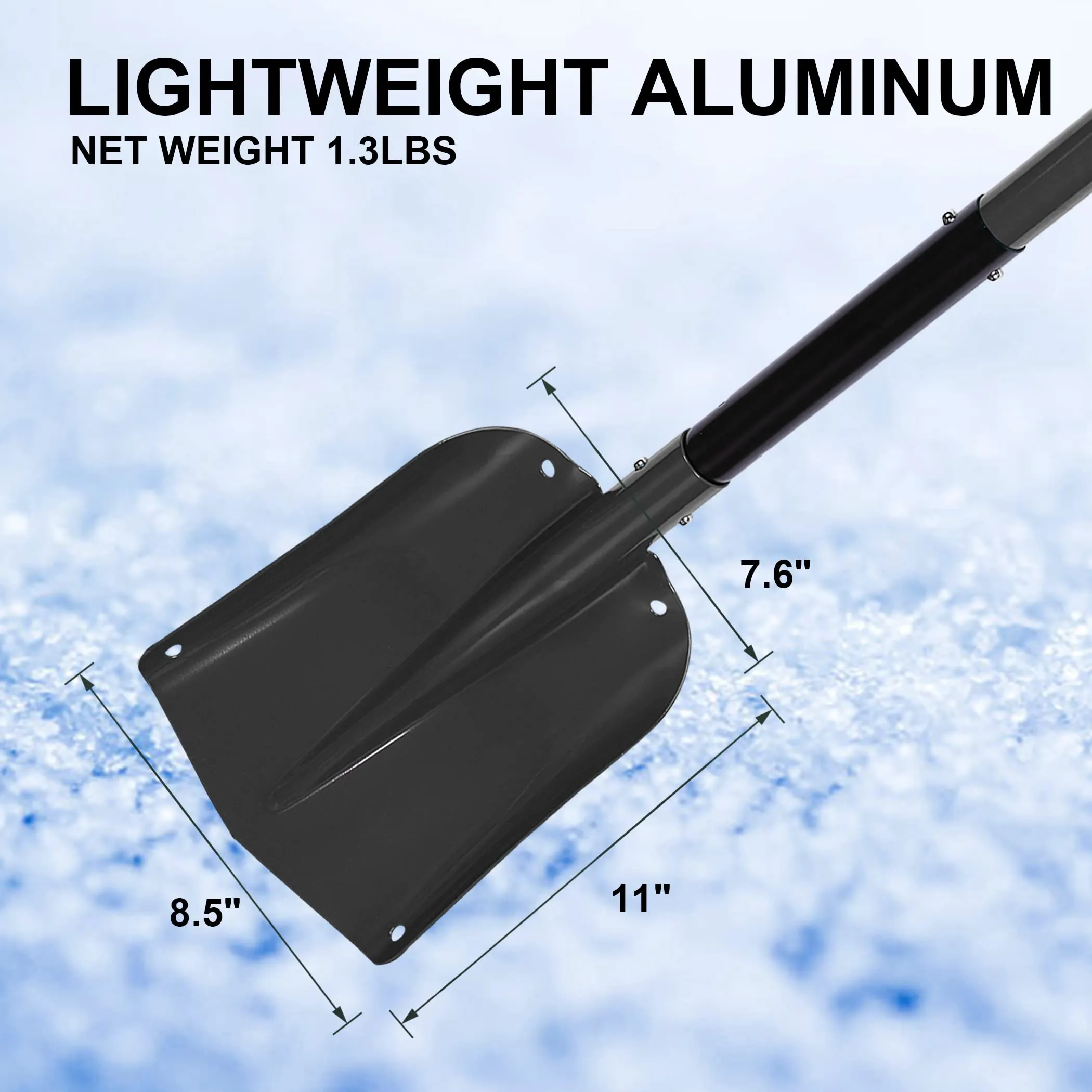 CARTMAN 32.5" Folding Snow Shovel for Emergencies