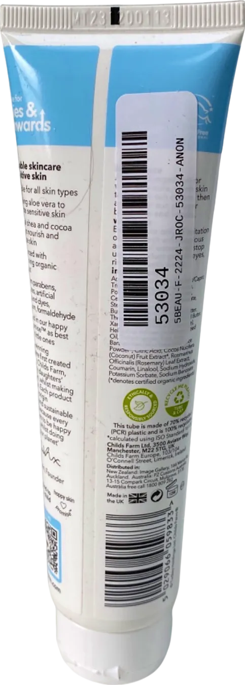 Childs Farm After Sun Lotion Organic Coconut & Aloe Vera 100ml