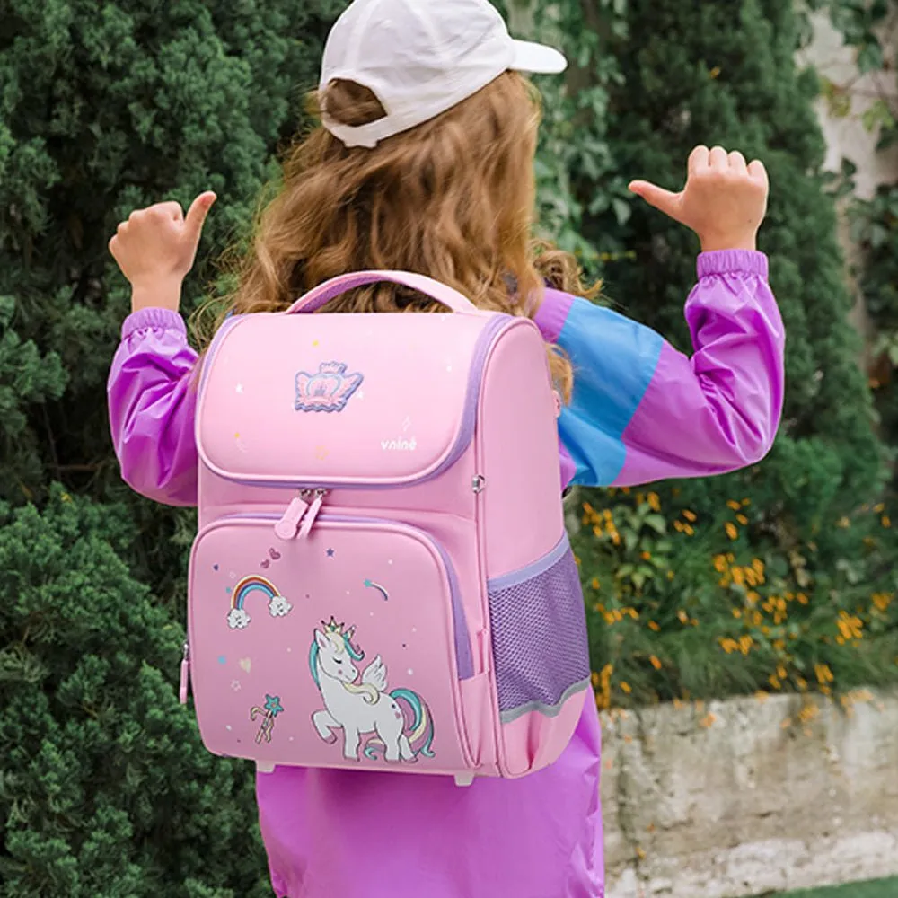 Collapsible Pink Unicorn Ergonomic Backpack for Kids