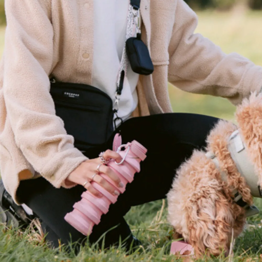 Collapsible Water Bottle by Cocopup - Pink