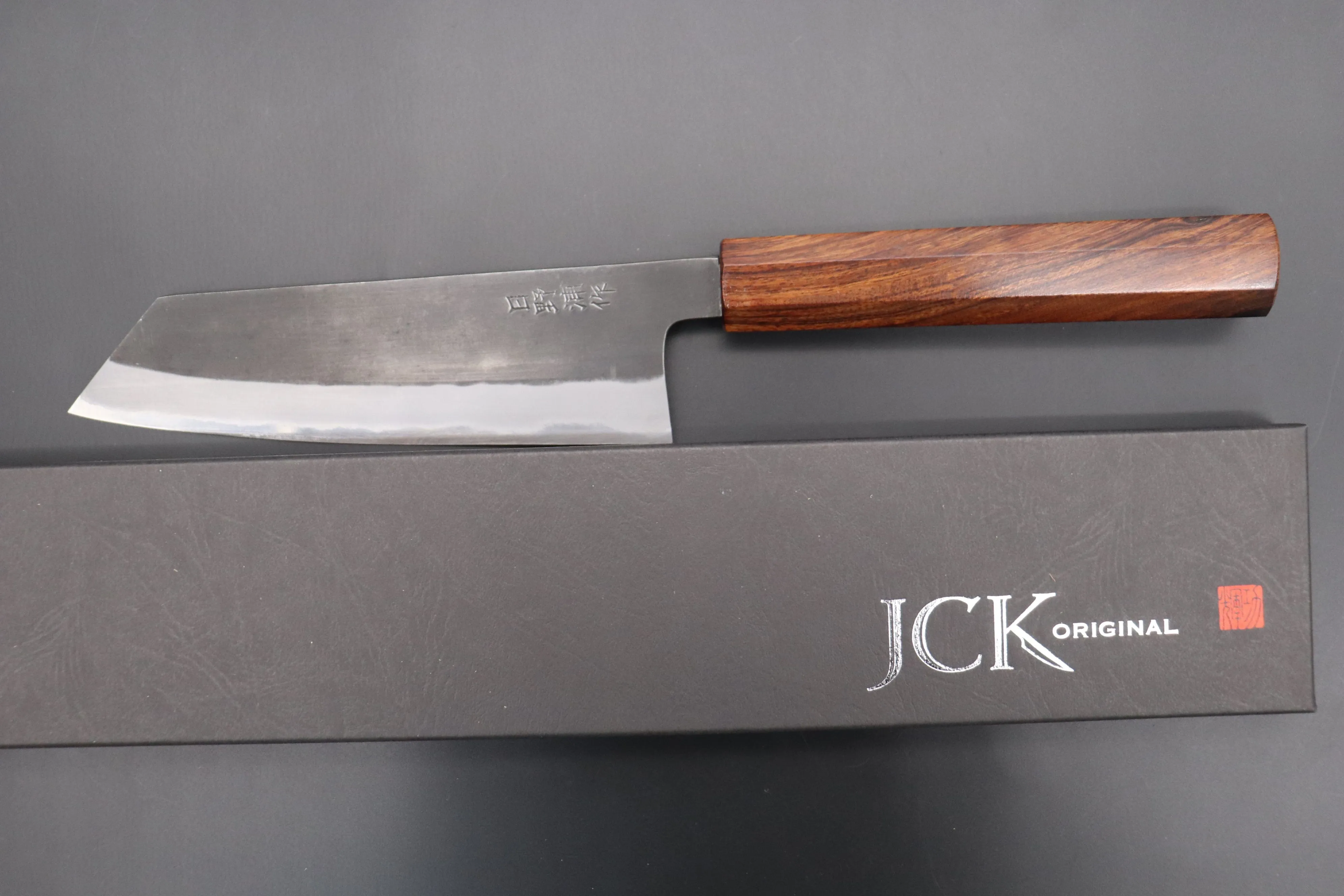 Custom Limited Edition, Hinoura White Steel No.1 Kurouchi Series HS1-8SP16 Bunka 165mm (6.4 Inch)