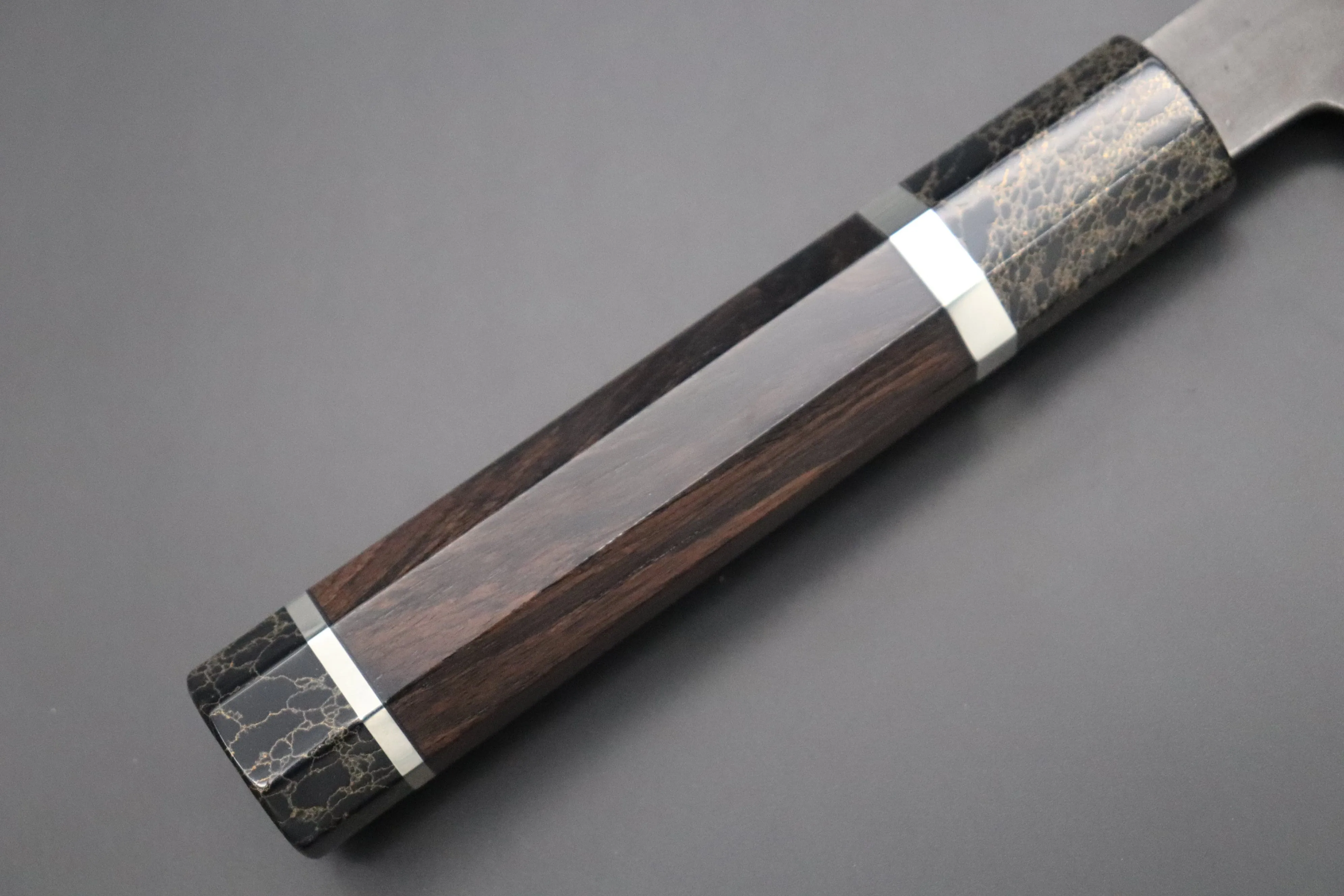 Custom Limited Edition, Hinoura White Steel No.1 Kurouchi Series HS1-8SP5 Bunka 165mm (6.4 Inch)