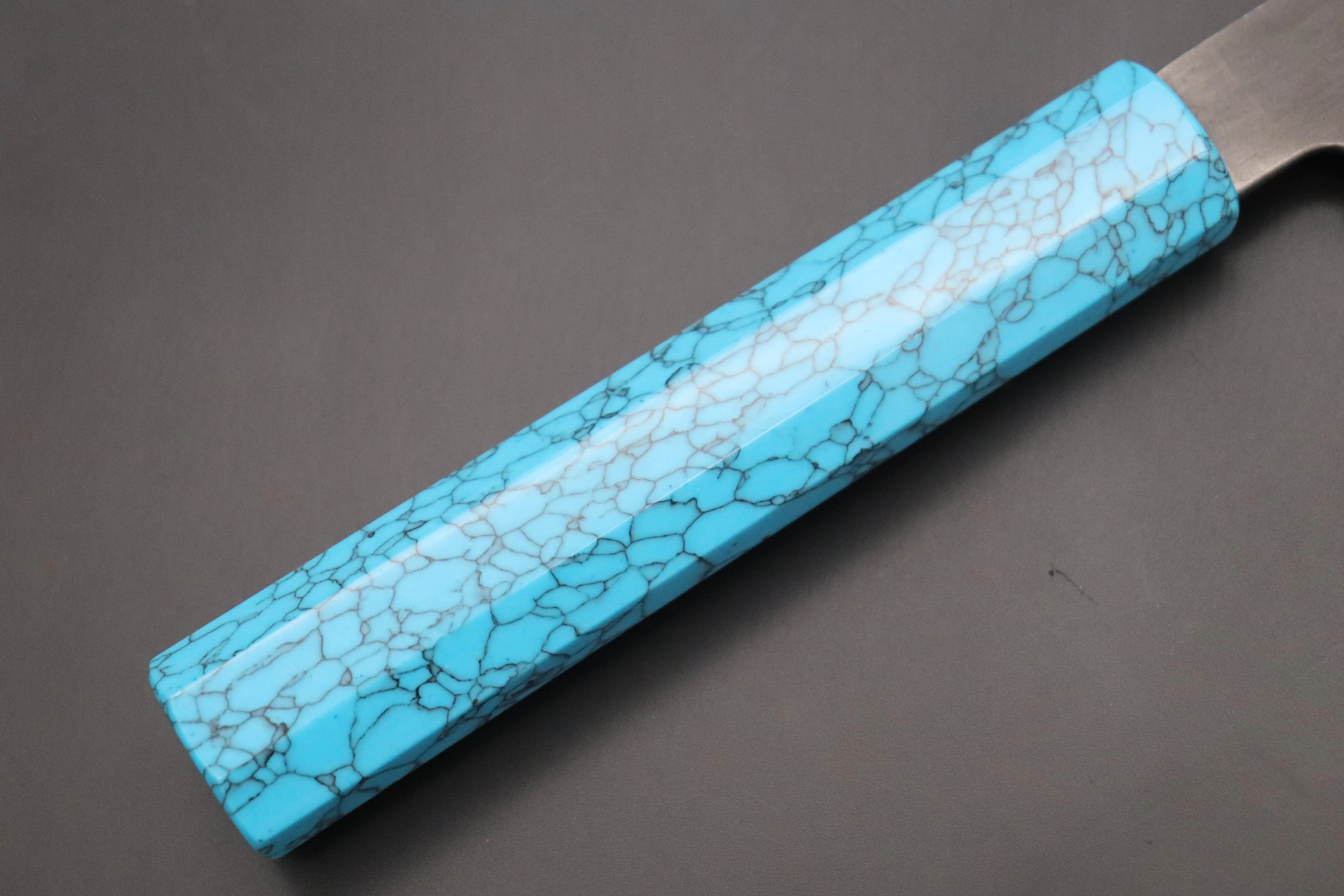 Custom Limited Edition, Hinoura White Steel No.1 Kurouchi Series HS1-8SP9 Bunka 165mm (6.4 Inch)