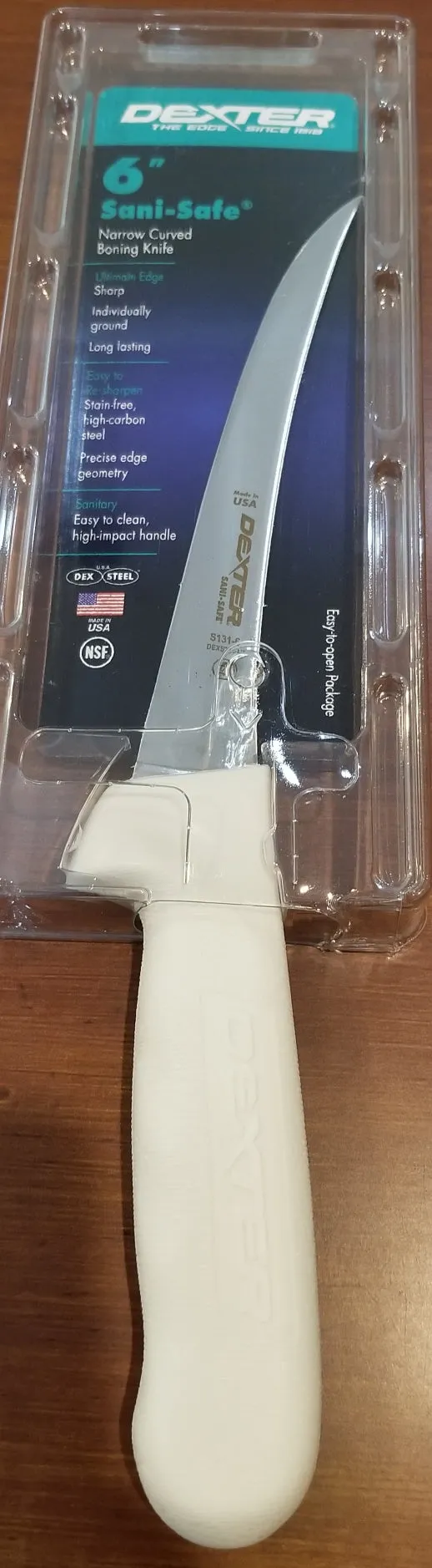 Dexter 6 Sani-Safe Narrow Curved Boning Knife S131-6PCP