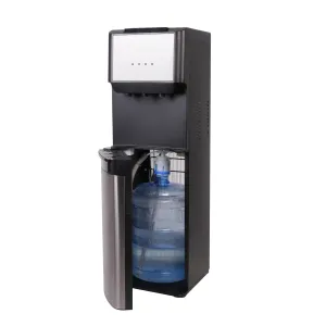 E-Macht 5 Gallon Bottom Loading Cold & Hot Water Cooler Dispenser with 3 Temperature Settings, Stainless Steel
