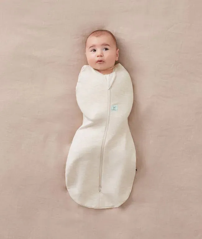 ergoPouch Cocoon Swaddle 0.2 TOG | Oatmeal Marle