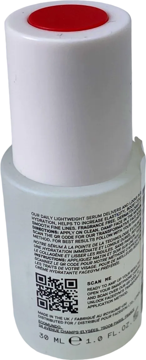 FaceGym Hydro-Bound Hydrating Hyaluronic Acid   Niacinamide Serum No Shade 30ml