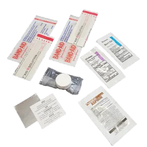 First Aid Patch Kit: boo boo supplies for treatment of minor injuries