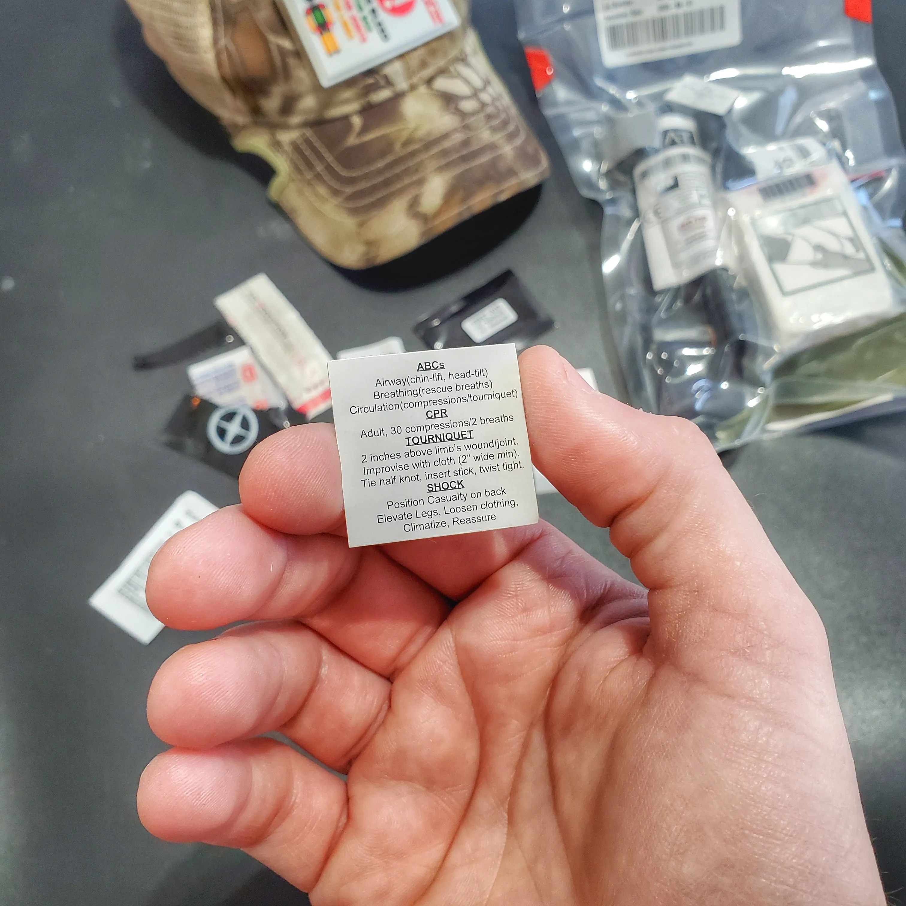 First Aid Patch Kit: boo boo supplies for treatment of minor injuries
