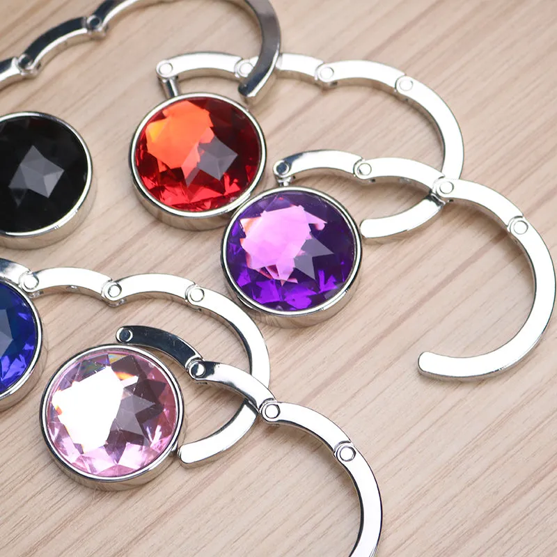 Folding Crystal Table Bag Hook