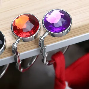 Folding Crystal Table Bag Hook