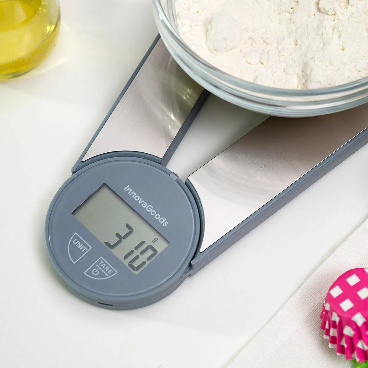 Folding Digital Kitchen Scales Skolden Innovagoods
