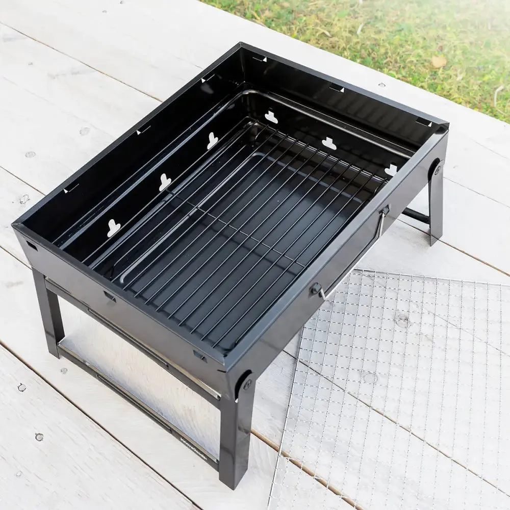 Folding Portable Barbecue for use with Charcoal Bearbq Innovagoods