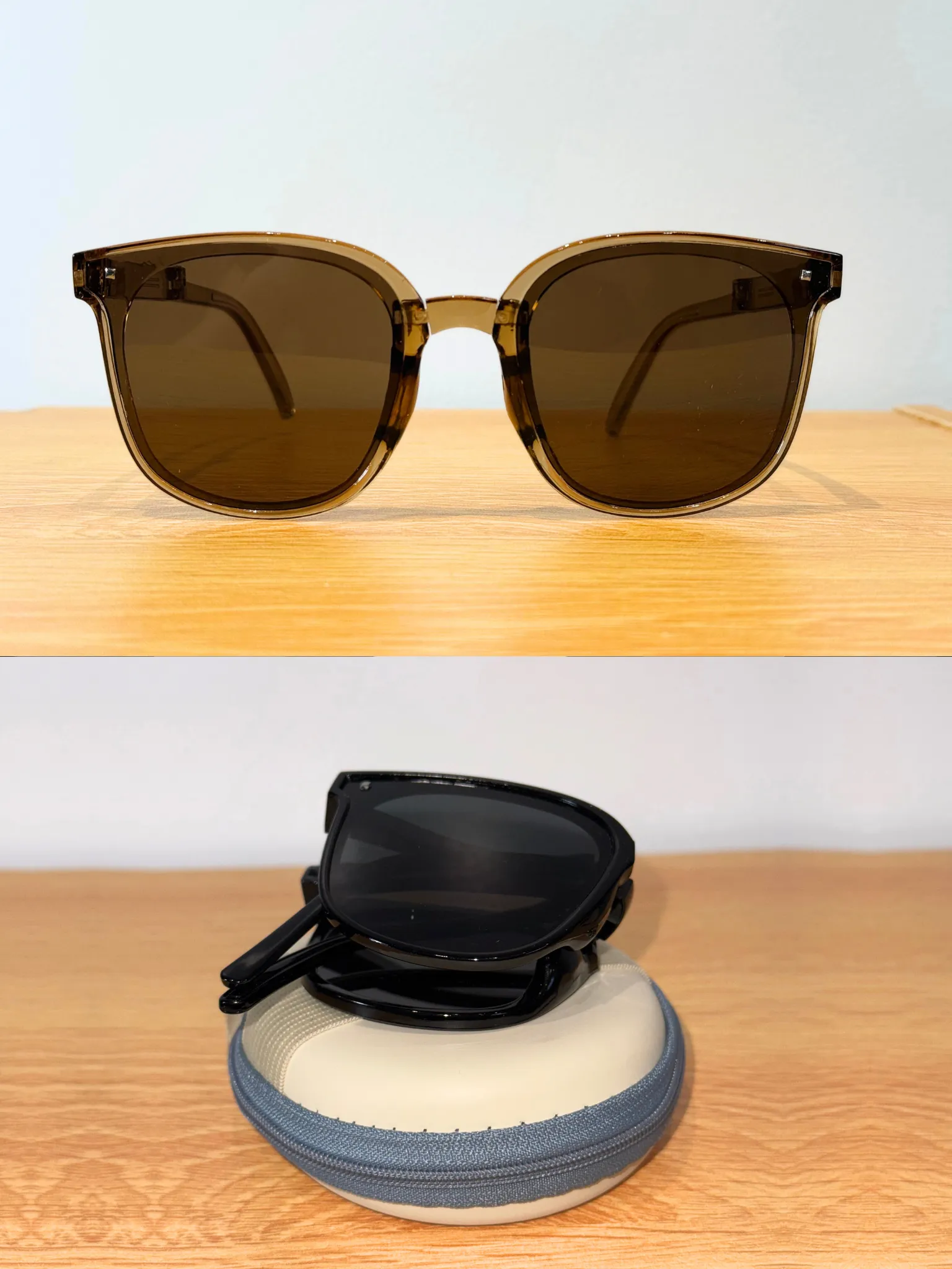 Folding Sunglasses (with free zippered pouch case)
