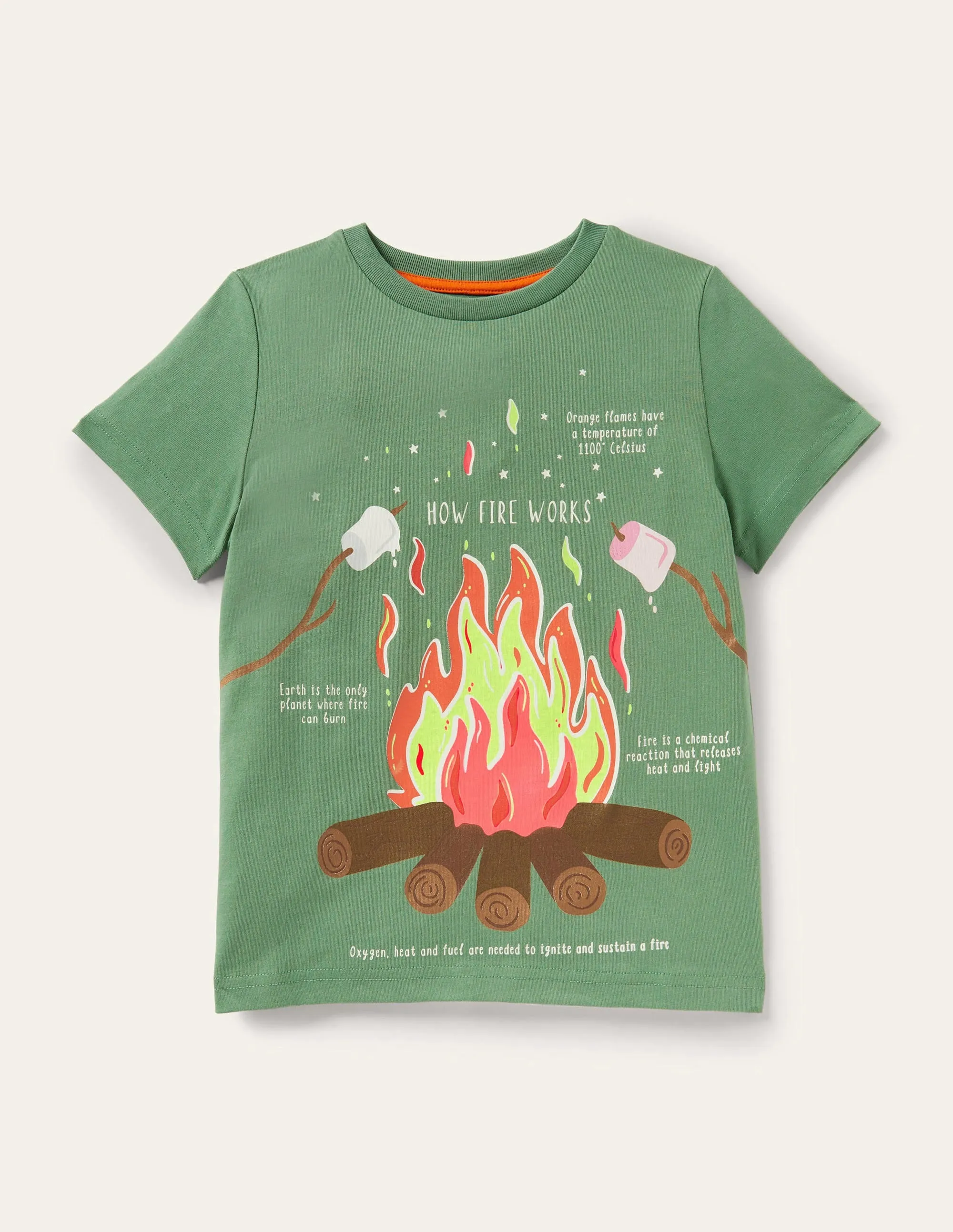 Glow-in-the-dark T-Shirt-Rosemary Campfire