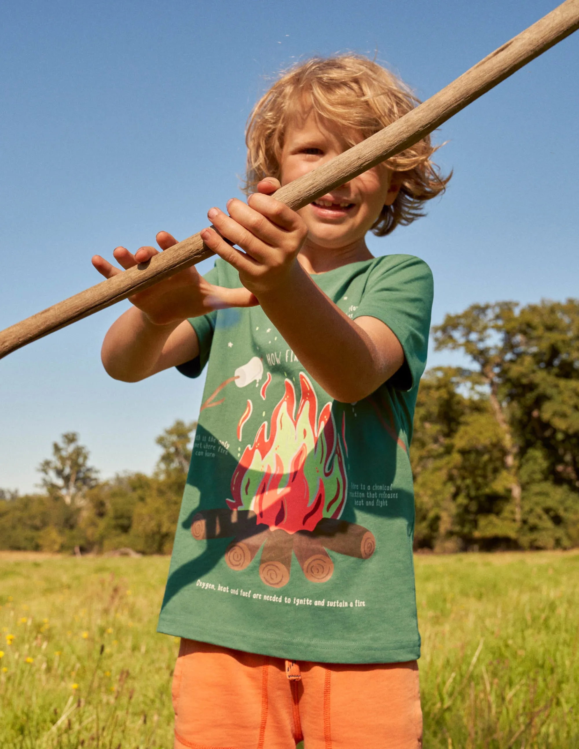Glow-in-the-dark T-Shirt-Rosemary Campfire