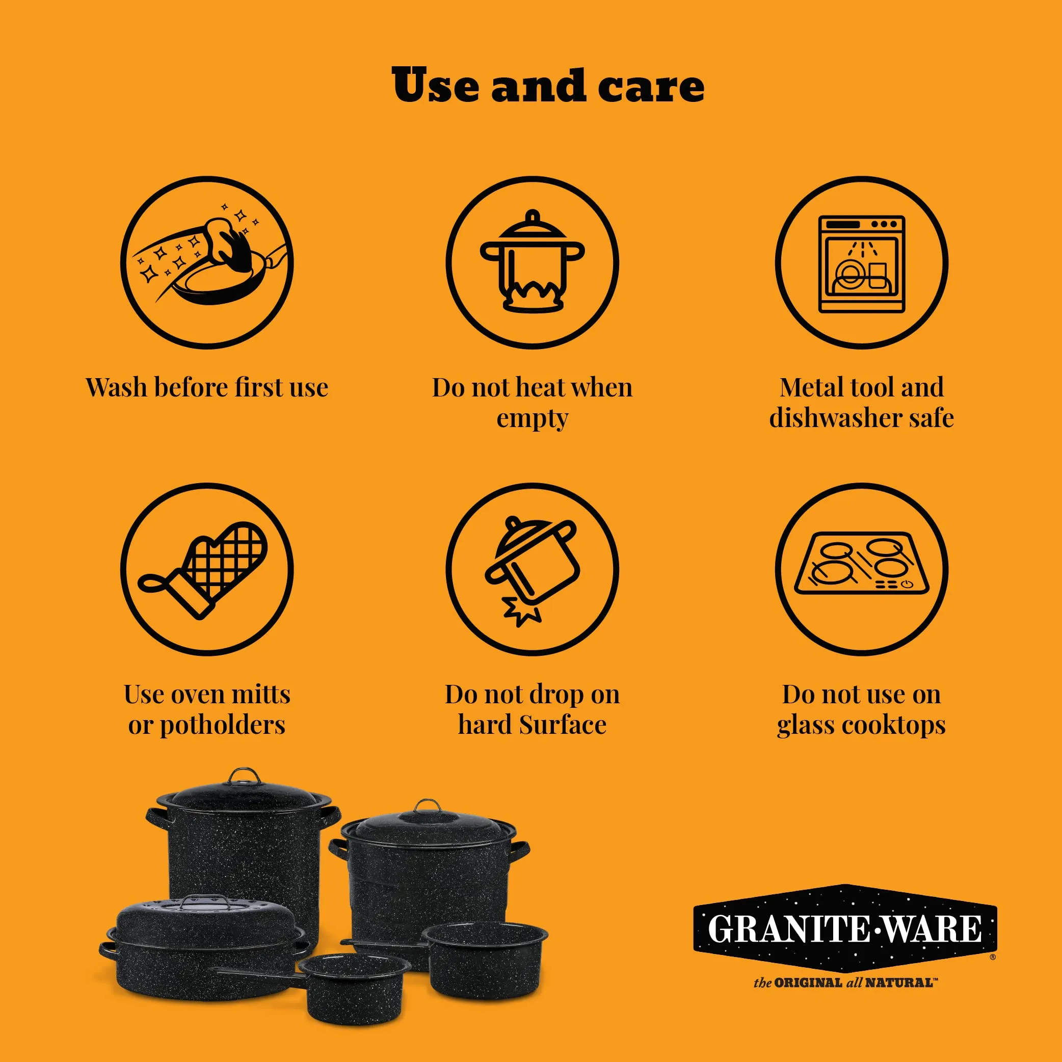 Granite Ware - 8 Piece Canning Supplies Starter Kit