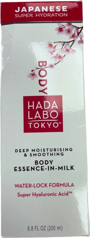 Hada Labo Tokyo Deep Moisturising & Smoothing Body Essence-In-Milk 200ml