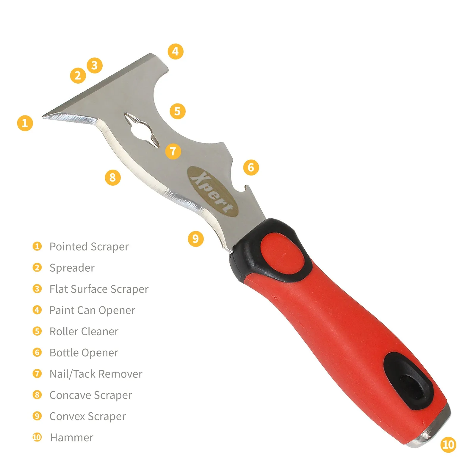 Hammer, Multi-Knife, Shovel & Shear Tool Kit