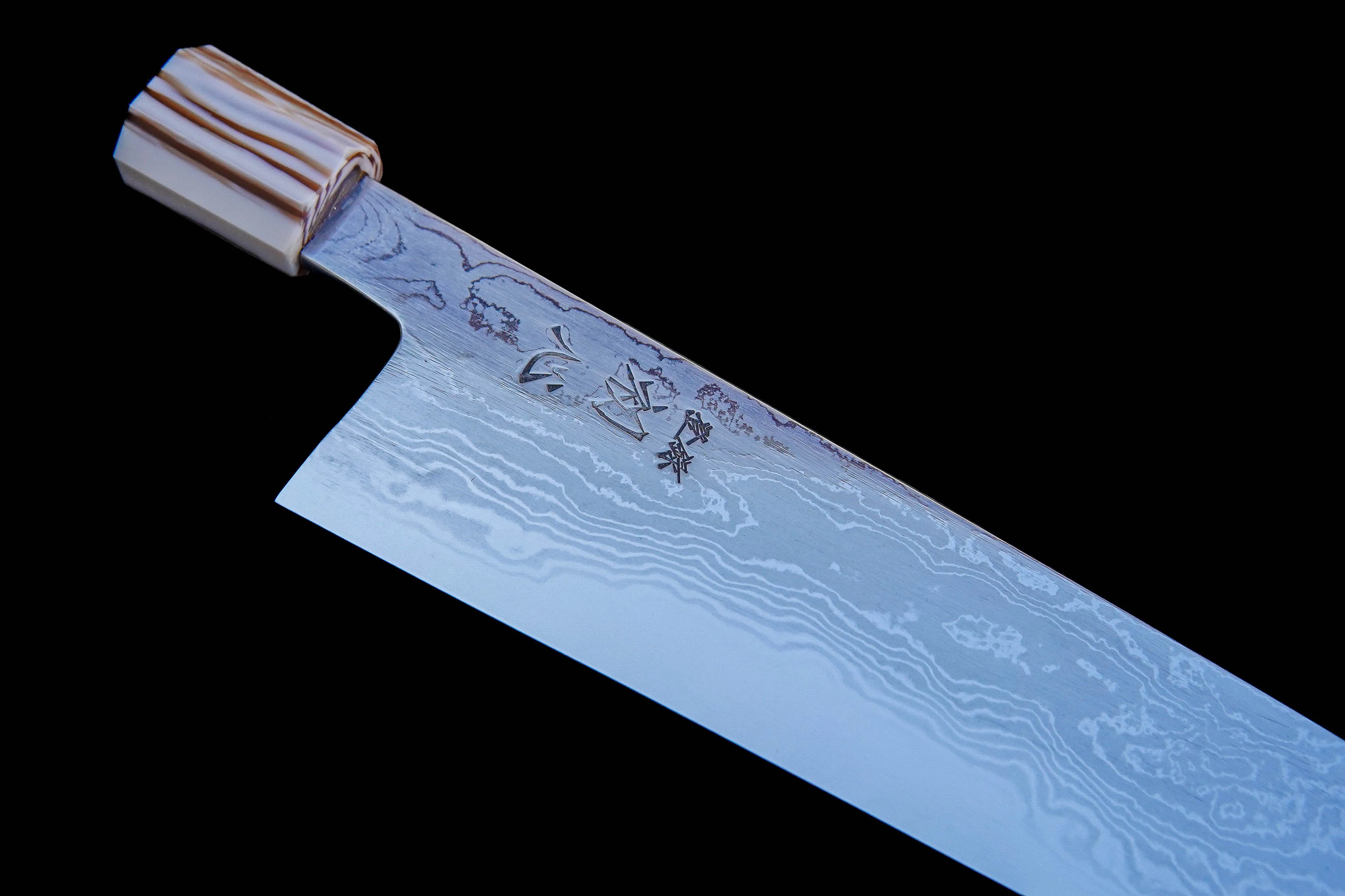 Hatsukokoro Komorebi Blue #1 240mm Gyuto
