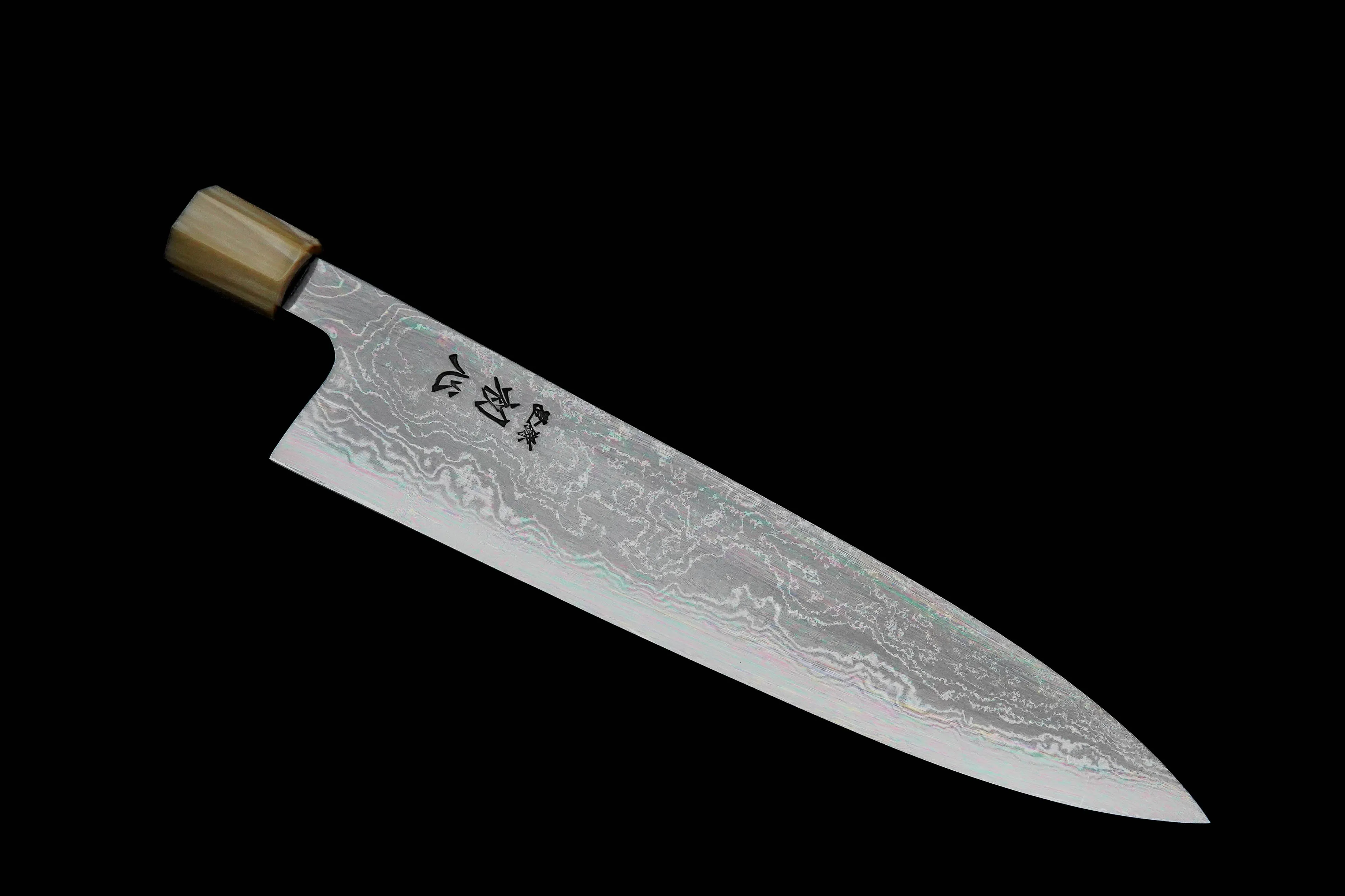 Hatsukokoro Komorebi Blue #1 240mm Gyuto