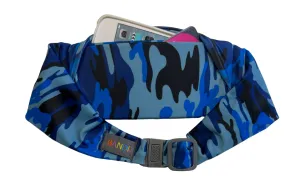 Kids Pocketed Belt - Camo Blue