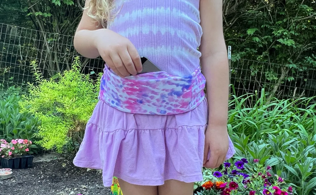 Kids Pocketed Belt - Cotton Candy