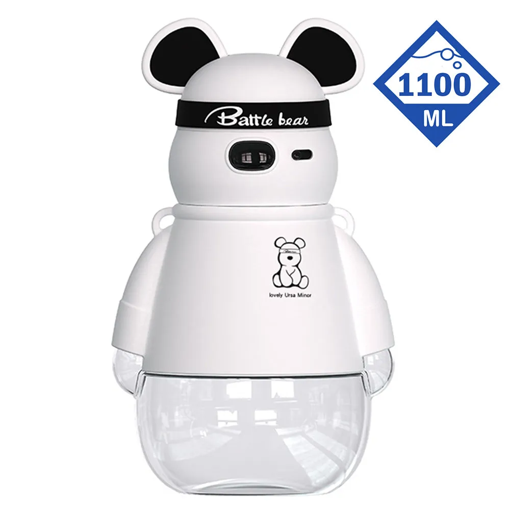Little SurpriseWhite, Kelly Jo Bear WaterBottleFor Kids And Adults, 1100 Ml,Black