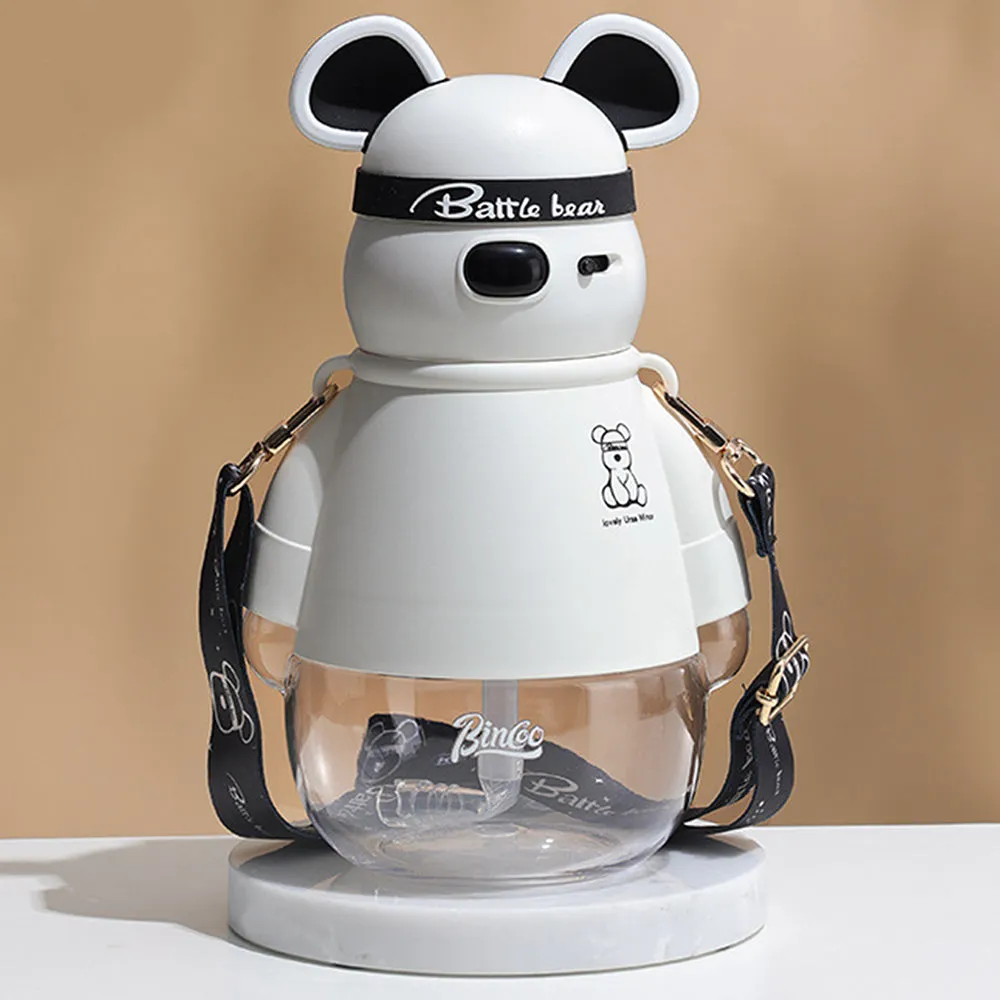 Little SurpriseWhite, Kelly Jo Bear WaterBottleFor Kids And Adults, 1100 Ml,Black