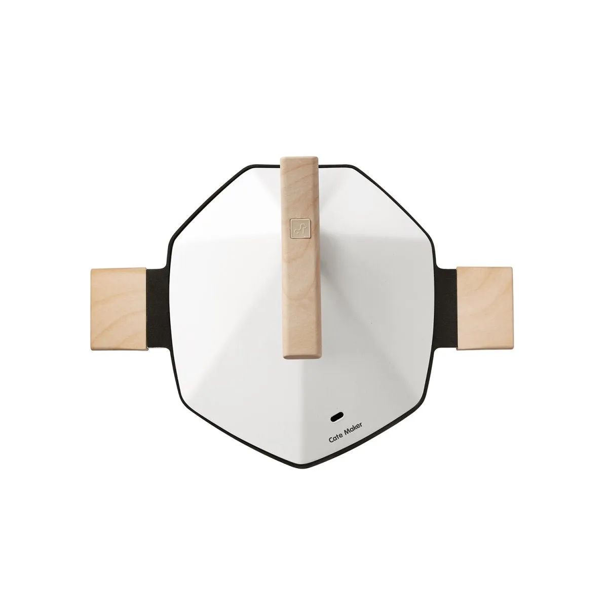 Maple Leaf 24cm White Non-stick Soup Pot - A Taste of Everyday Elegance