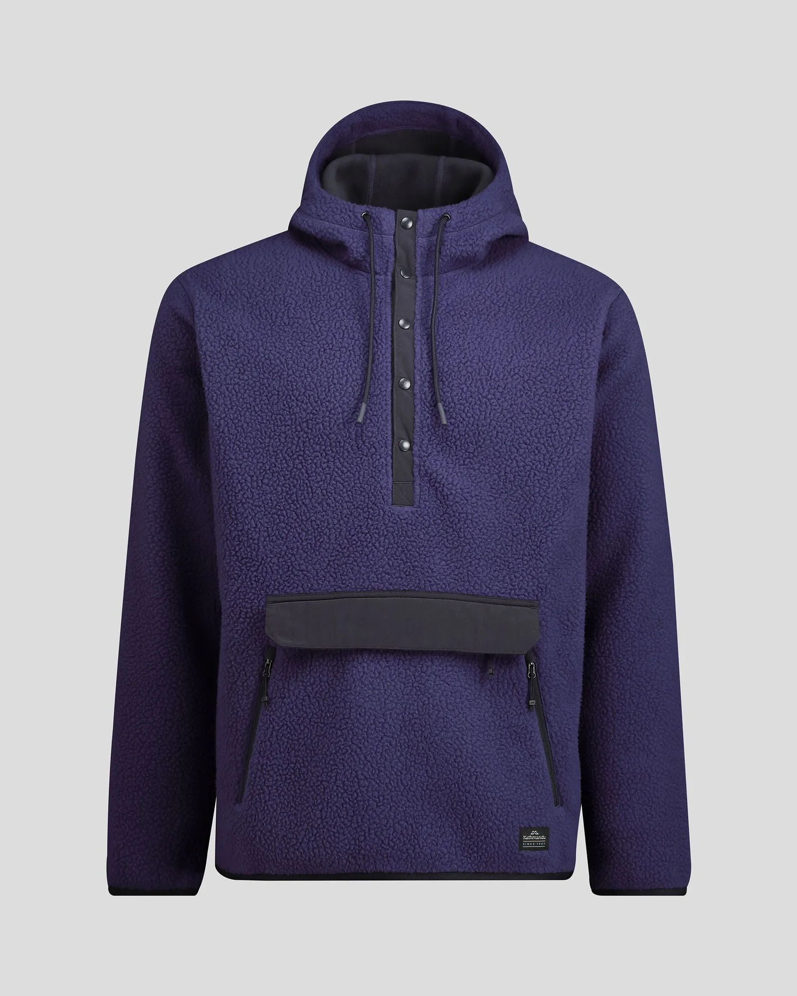Men's Co-Z High Pile Hooded Pullover  - Dark Horizon