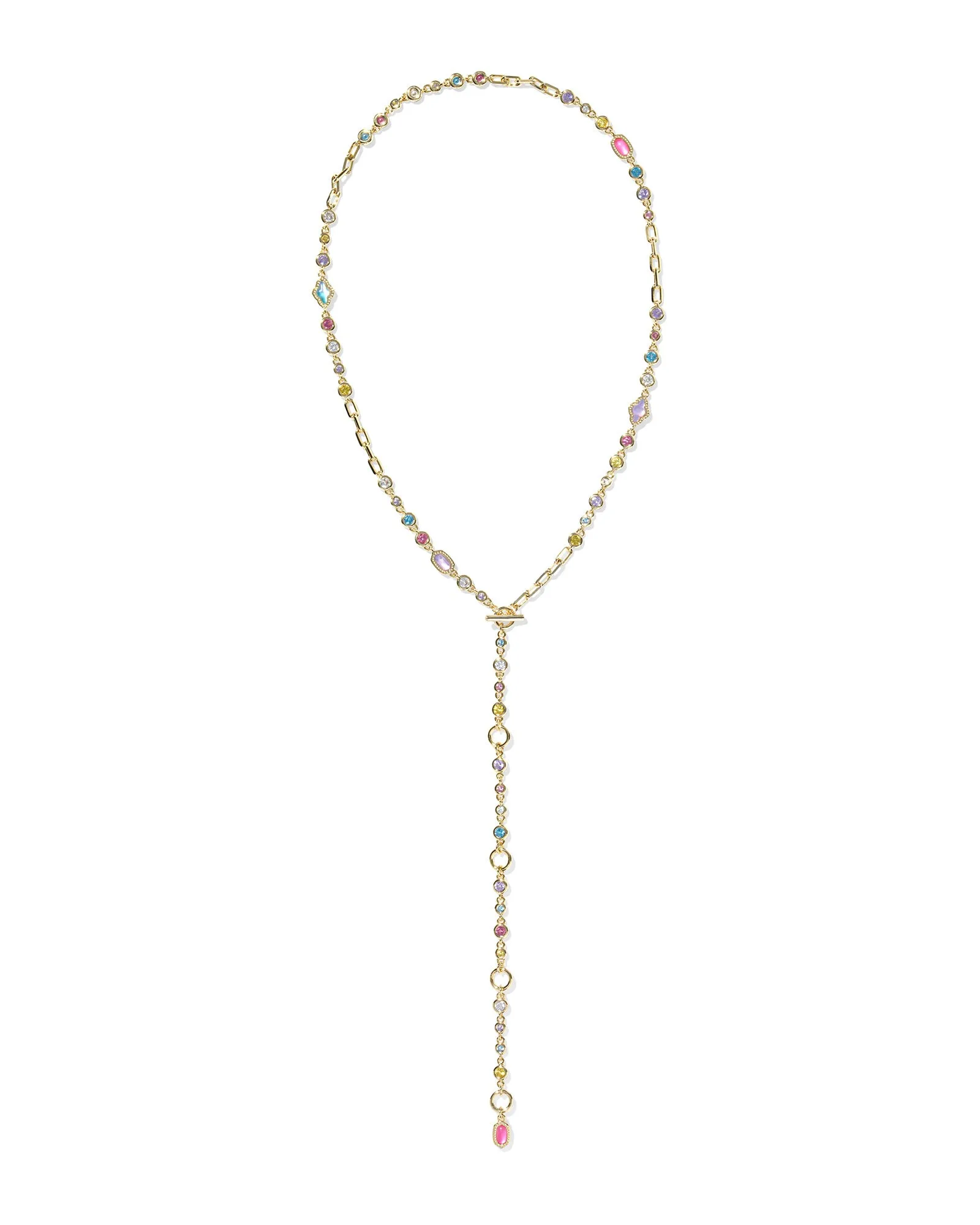 Mini Elisa Abbie Necklace Gold Multi Mix