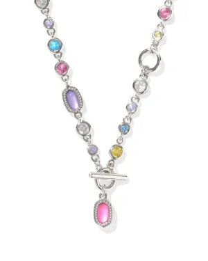 Mini Elisa Abbie Necklace Silver Multi Mix