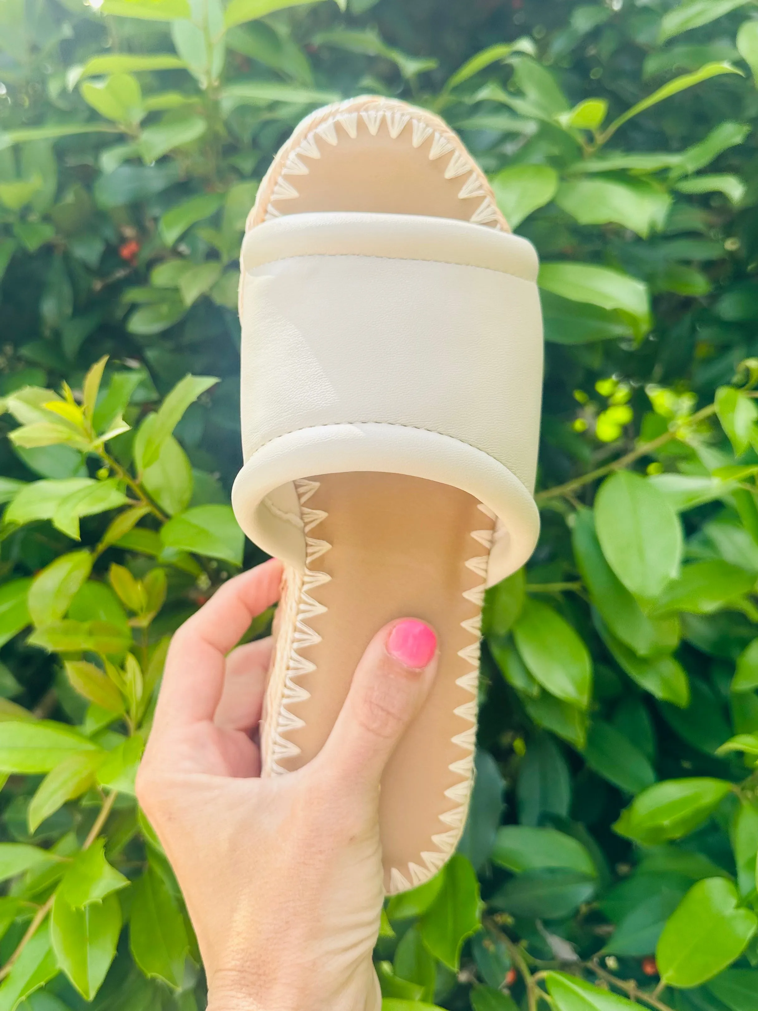 Monte Flatform Sandals- Tan/Natural